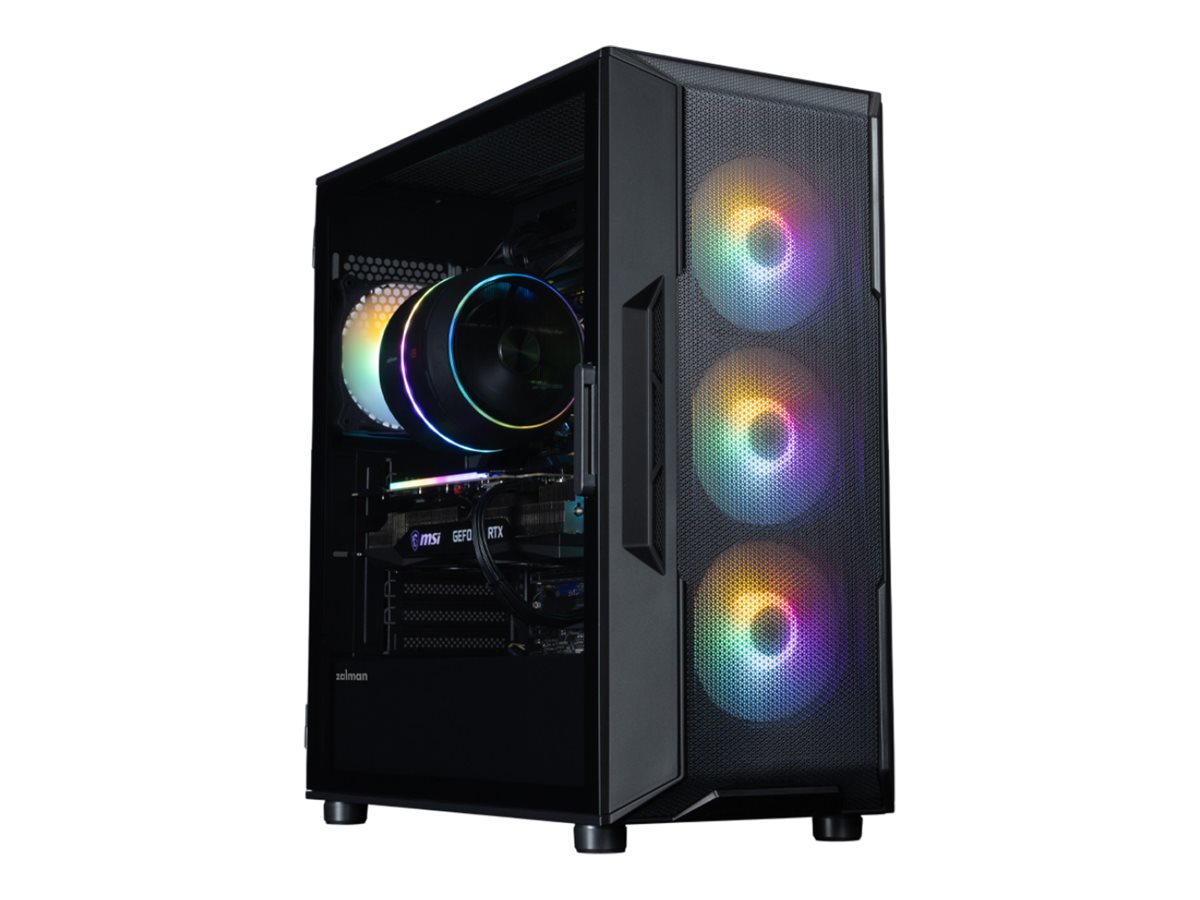 Zalman i3 NEO V2 - mid tower - ATX - Kabinet - Tower - Sort
