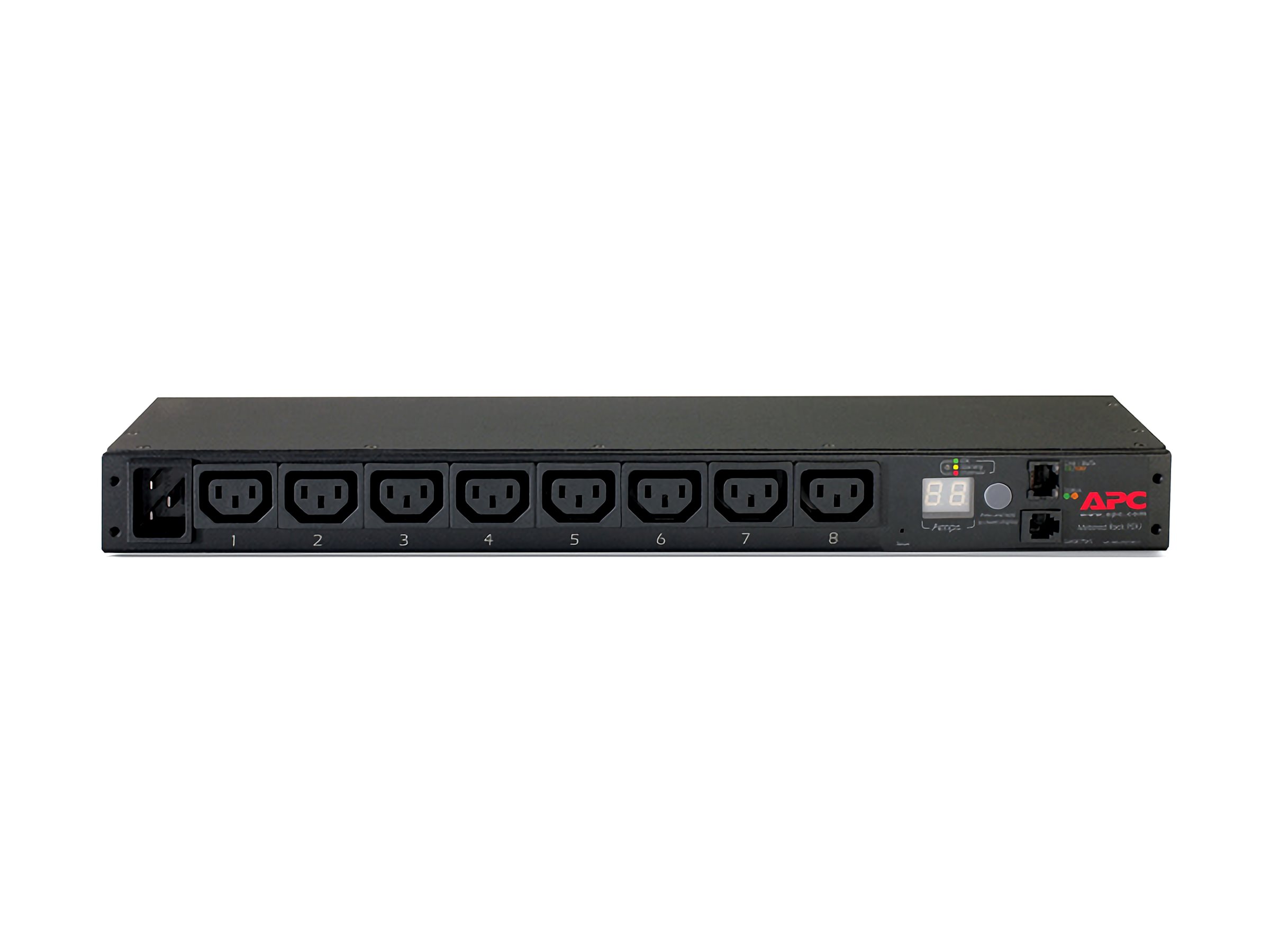 APC Metered Rack PDU AP7821B Strømfordelingsenhed 8-stik 16A 2.5m billede