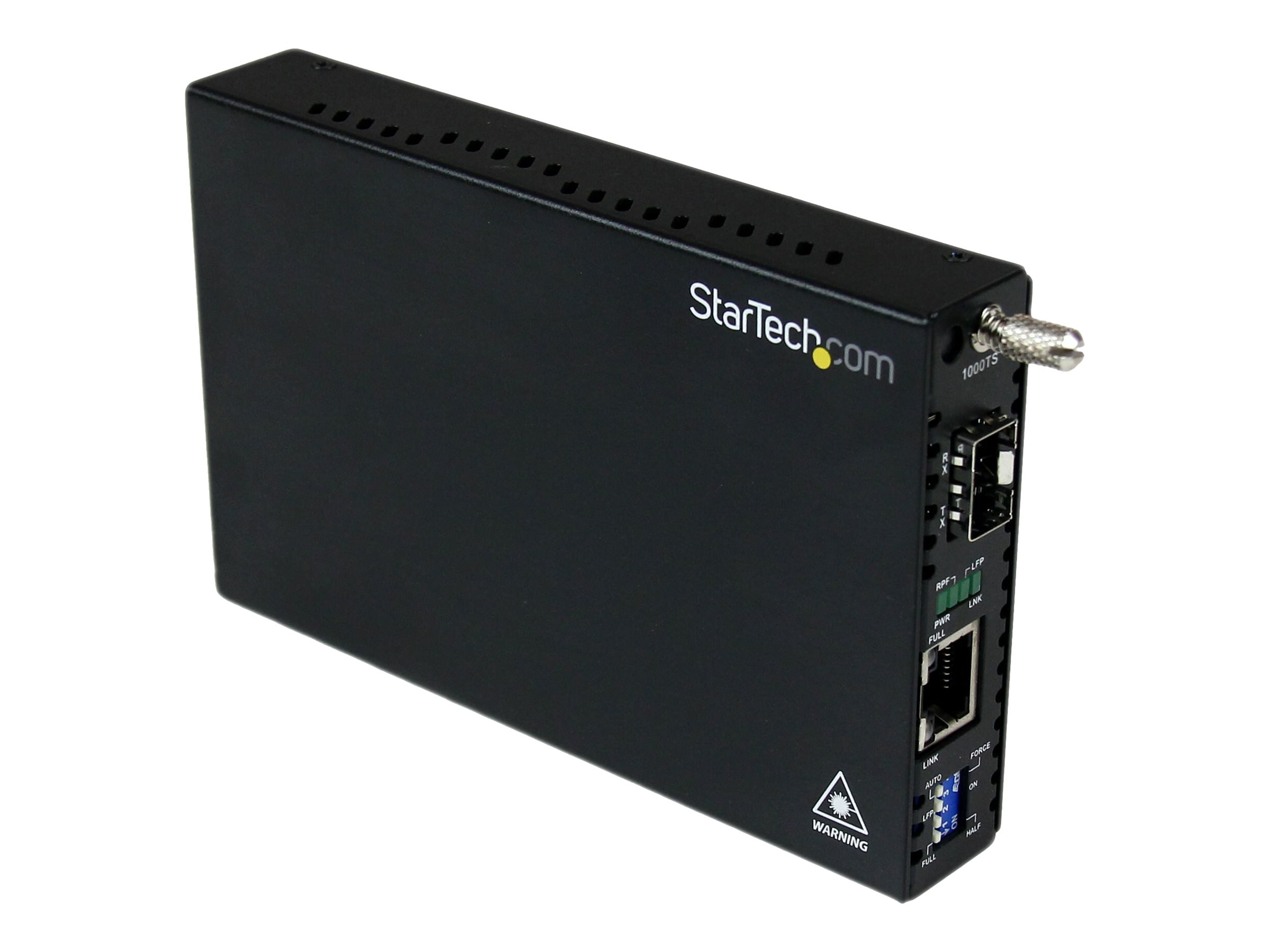 StarTech.com Fiber Media Converter Open SFP Slot - Fiber to Converter - Media Converter (ET91000SFP2) Fibermedieomformer Fast Ethernet Gigabit