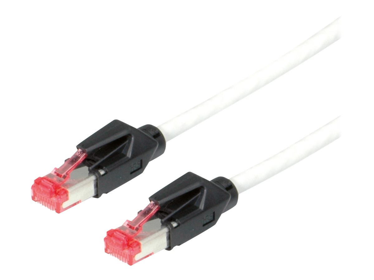 Draka Comteq S/FTP Patch cable Cat6, Grey, 10m 10m Grå