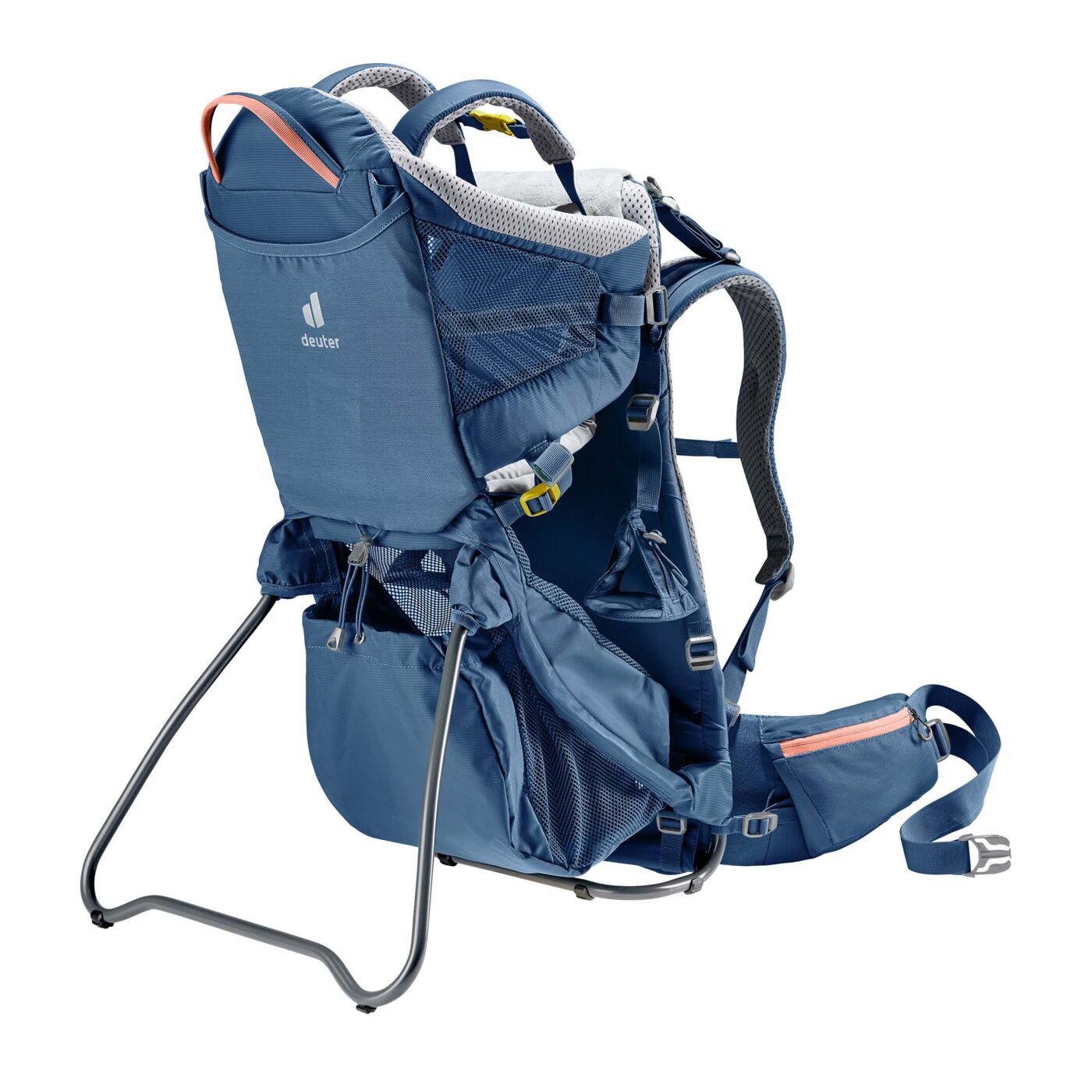 Deuter Kid Comfort Active, Baby bærerygsæk, Dreng/Pige, 22 kg, Blå, Polyamid