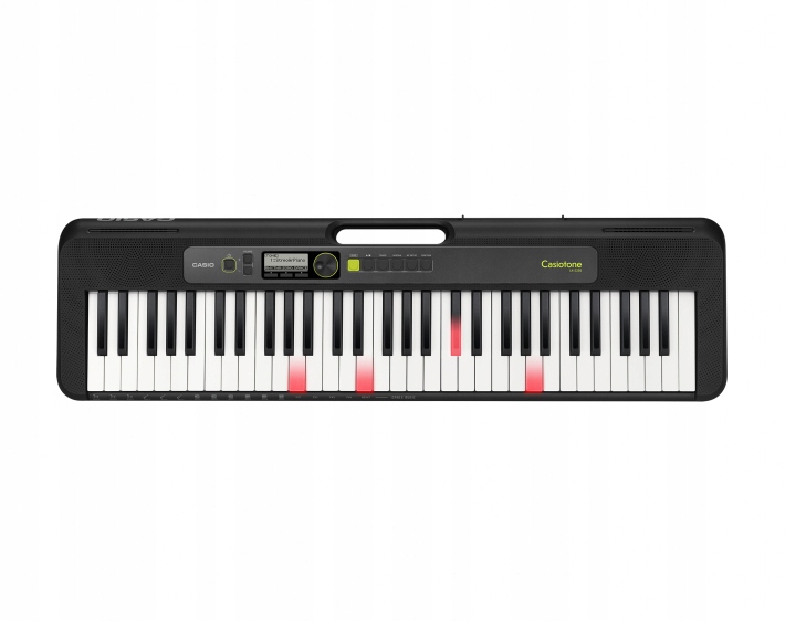 Keyboard med lysende tangenter Casio LK-S250 - 61 tangenter, sort