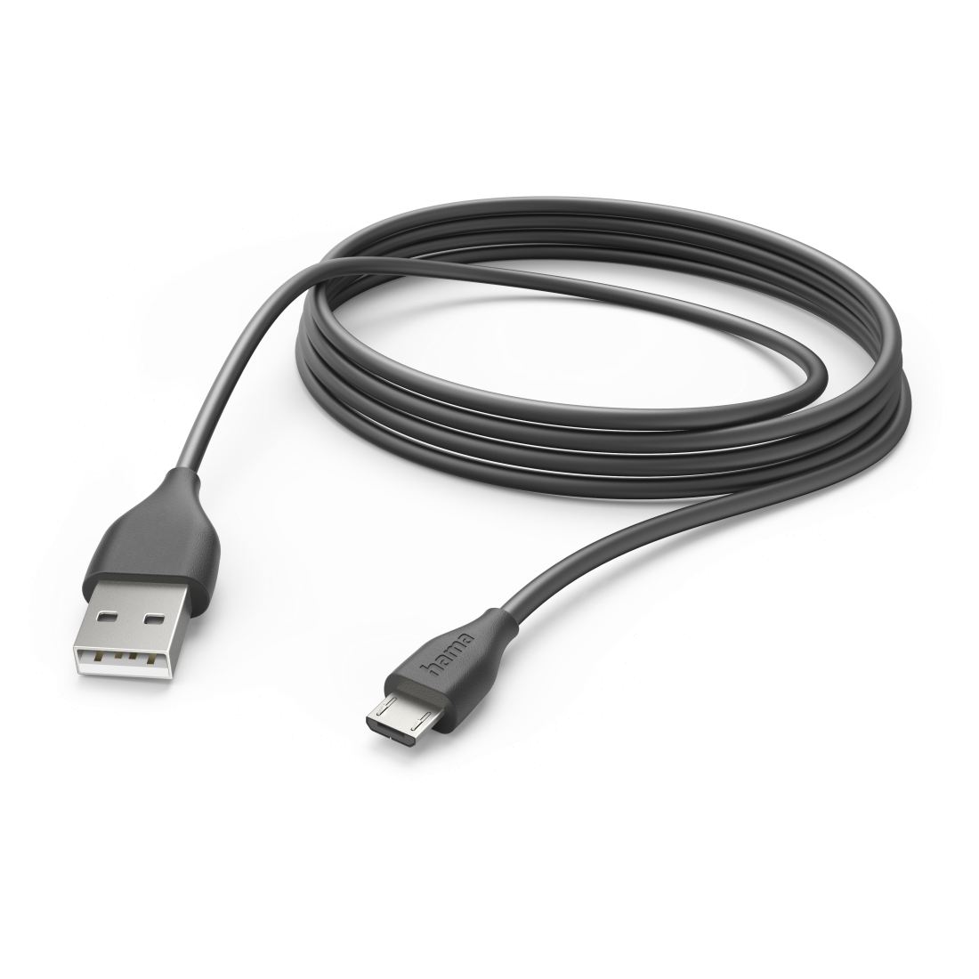Hama Ladekabel USB-A till Micro-USB Sort 3,0m