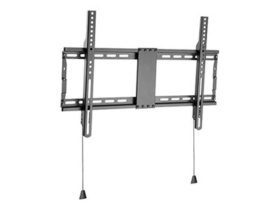 Gembird WM-80F-01 - mounting kit - fixed - for flat panel - 70kg - fine texture black - Maks 70 kg - Maks størrelse 80"