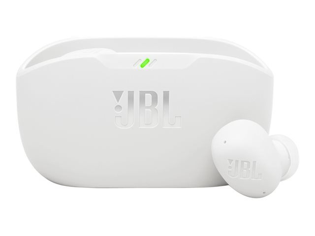 JBL Wave Buds 2 - Ægte trådløse øretelefoner med mik. - i øret - Bluetooth - aktiv støjfjerning - hvid