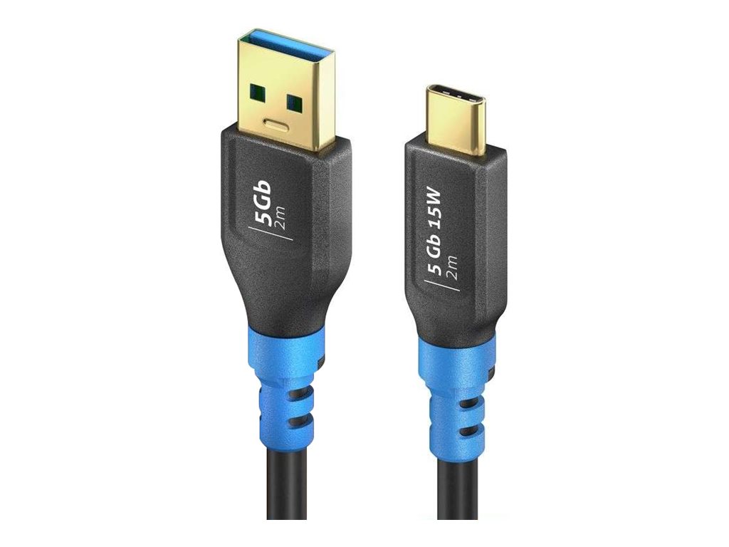 PureLink FlexInstall Series USB 3.2 Gen 1x1 USB Type-C kabel Sort