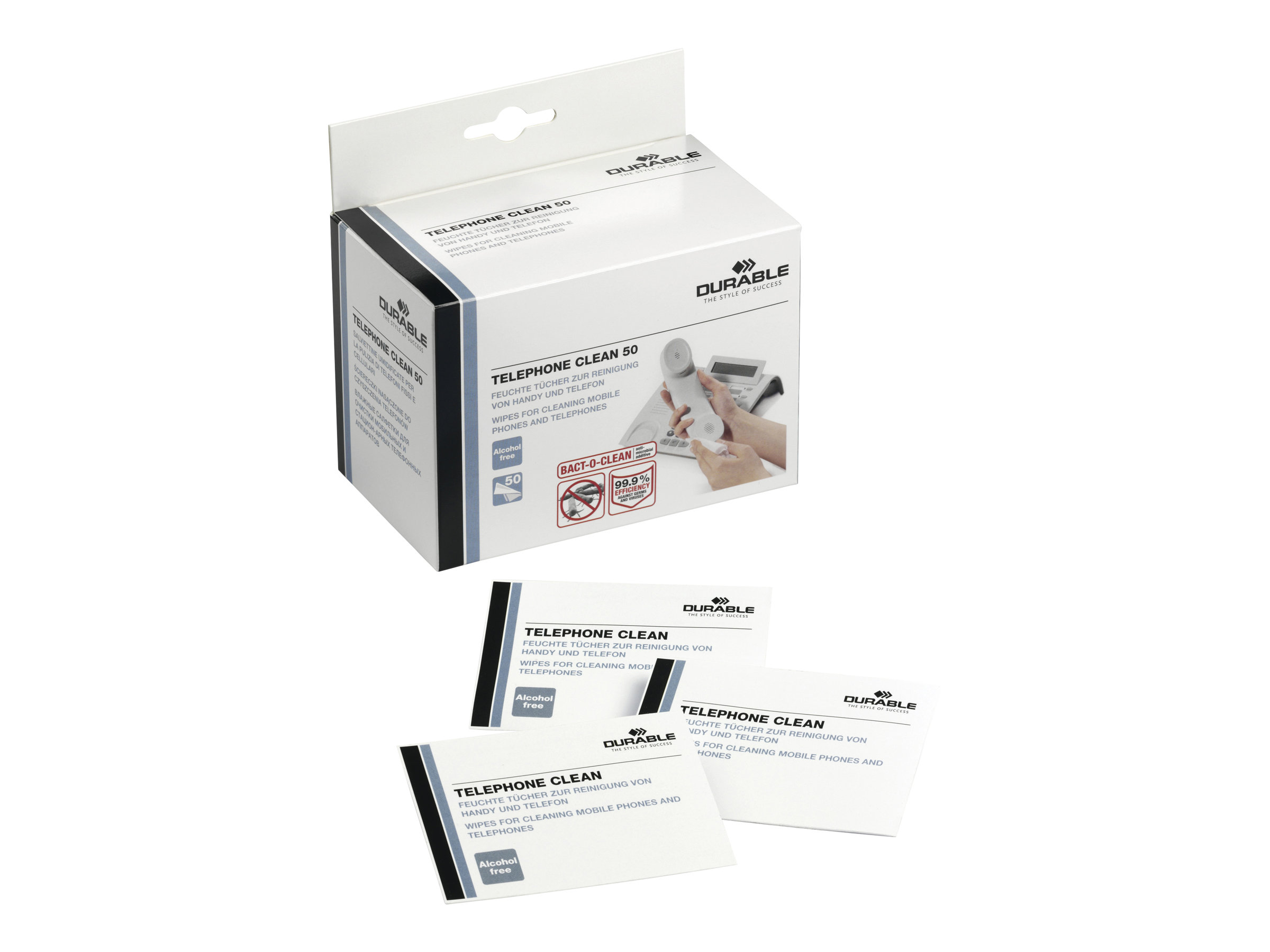 DURABLE Renseservietter TELEPHONE CLEAN 50 578502 Modsvarer: N/A