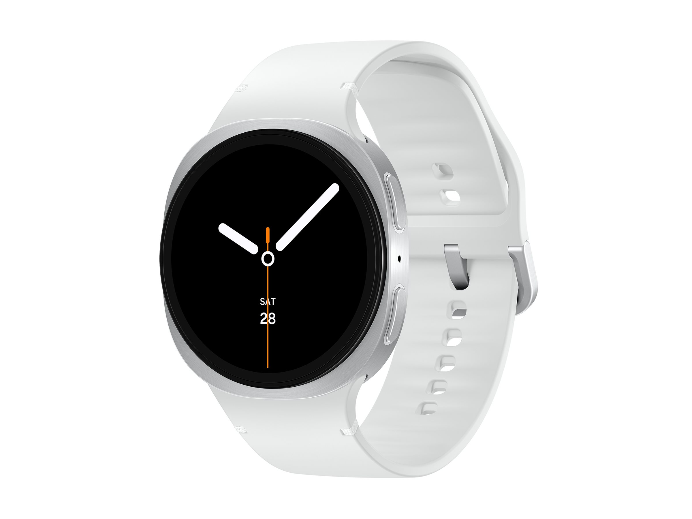 Smartwatch Samsung Galaxy Watch 8 44 mm - sølv, AMOLED 1,5" med Wi‑Fi og GPS