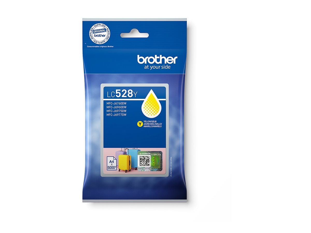 Brother LC528Y - yellow - original - ink cartridge