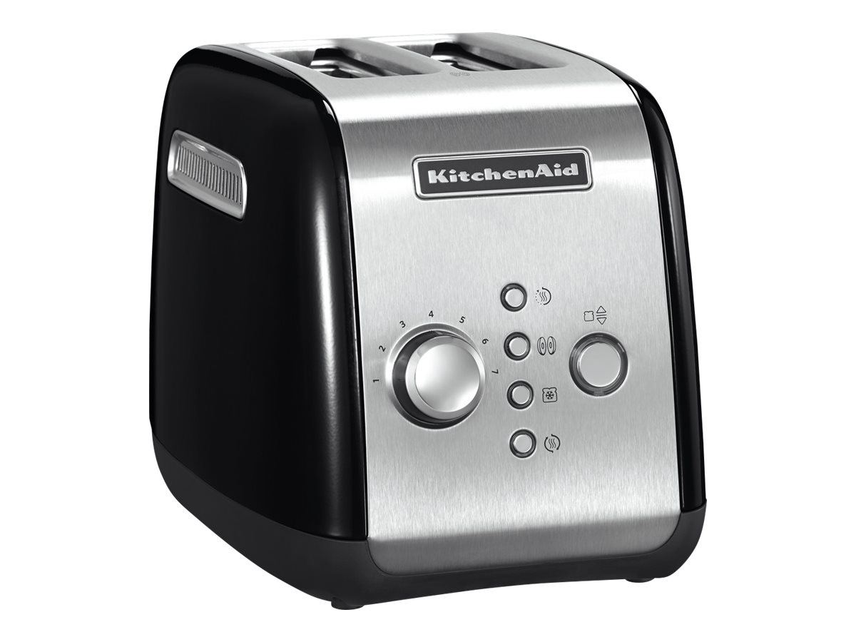 KitchenAid 5KMT221EOB - Brødrister - 2 skive - 2 Holdere - sort onyx