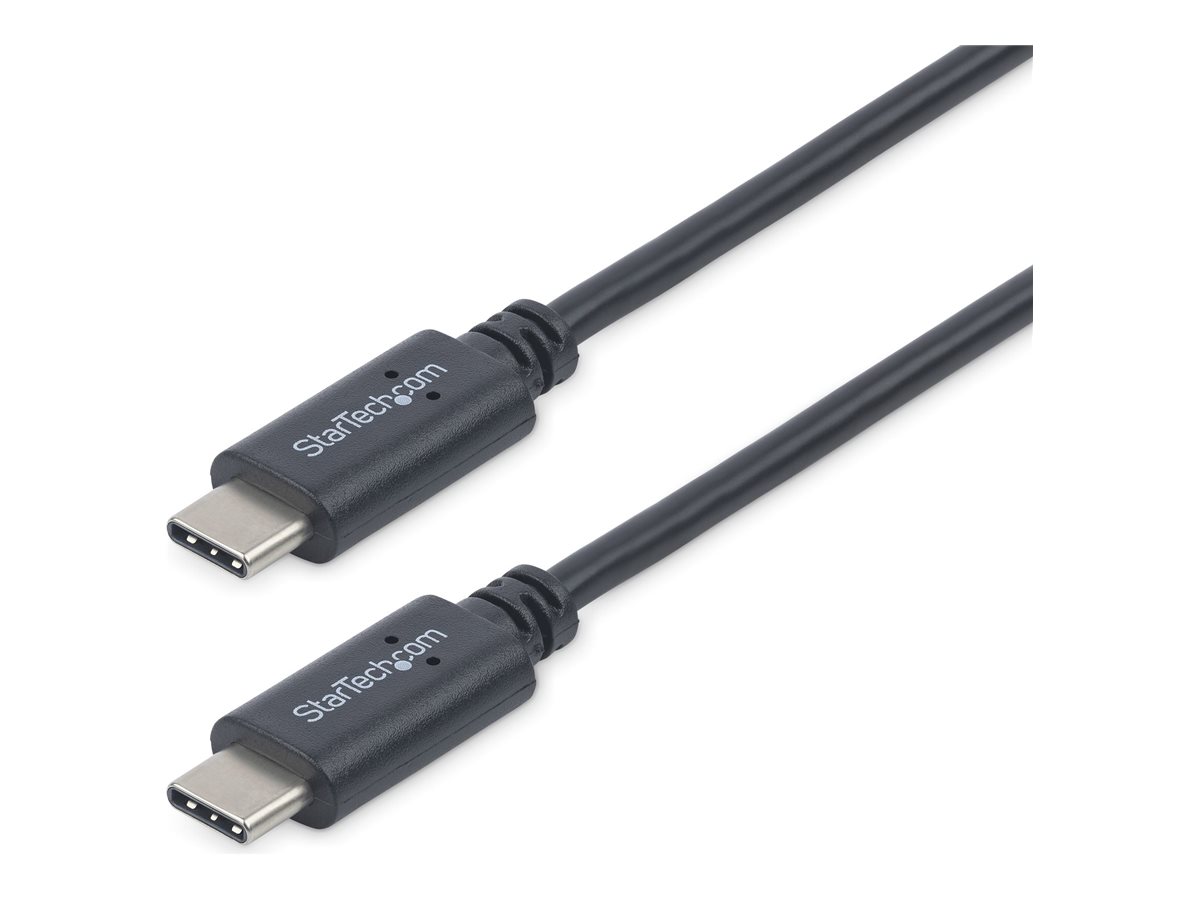 StarTech.com 2m 6 ft USB C Cable - M/M - USB 2.0 - USB-IF Certified - USB-C Charging Cable - USB 2.0 Type C Cable (USB2CC2M) USB Type-C kabel 2m Sort