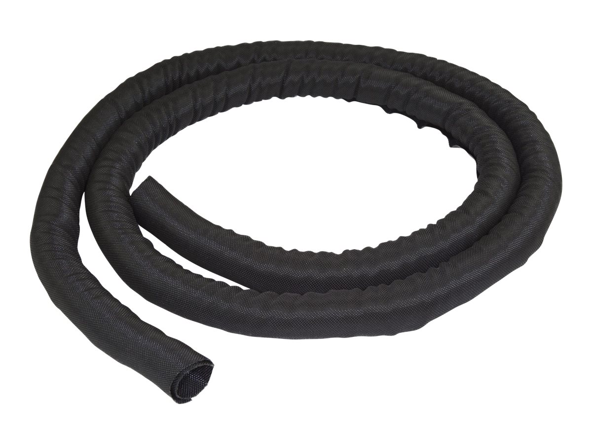 StarTech.com 6.5' (2m) Cable Management Sleeve, Flexible Coiled Cable Wrap, 1.0-1.5" dia. Expandable Sleeve, Polyester Cord