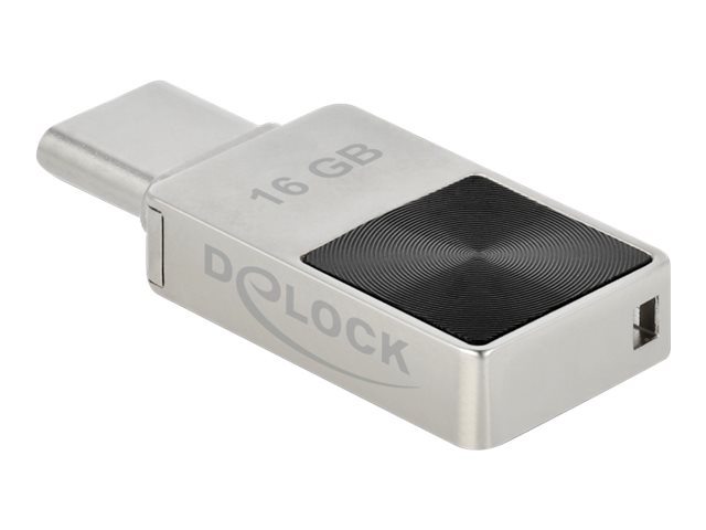 DeLOCK Mini Memory Stick 16GB USB-C 3.2 Gen 1 USB stick Sort Sølv