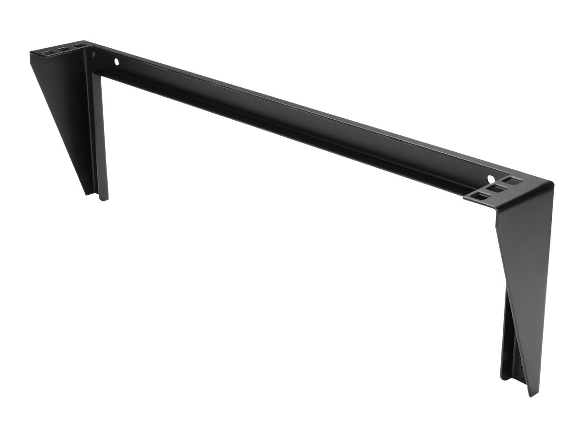 StarTech.com 1U Wall Mount Patch Panel Bracket - 19 in - Steel - Vertical Mounting Bracket for Networking and Data Equipment (RK119WALLV)