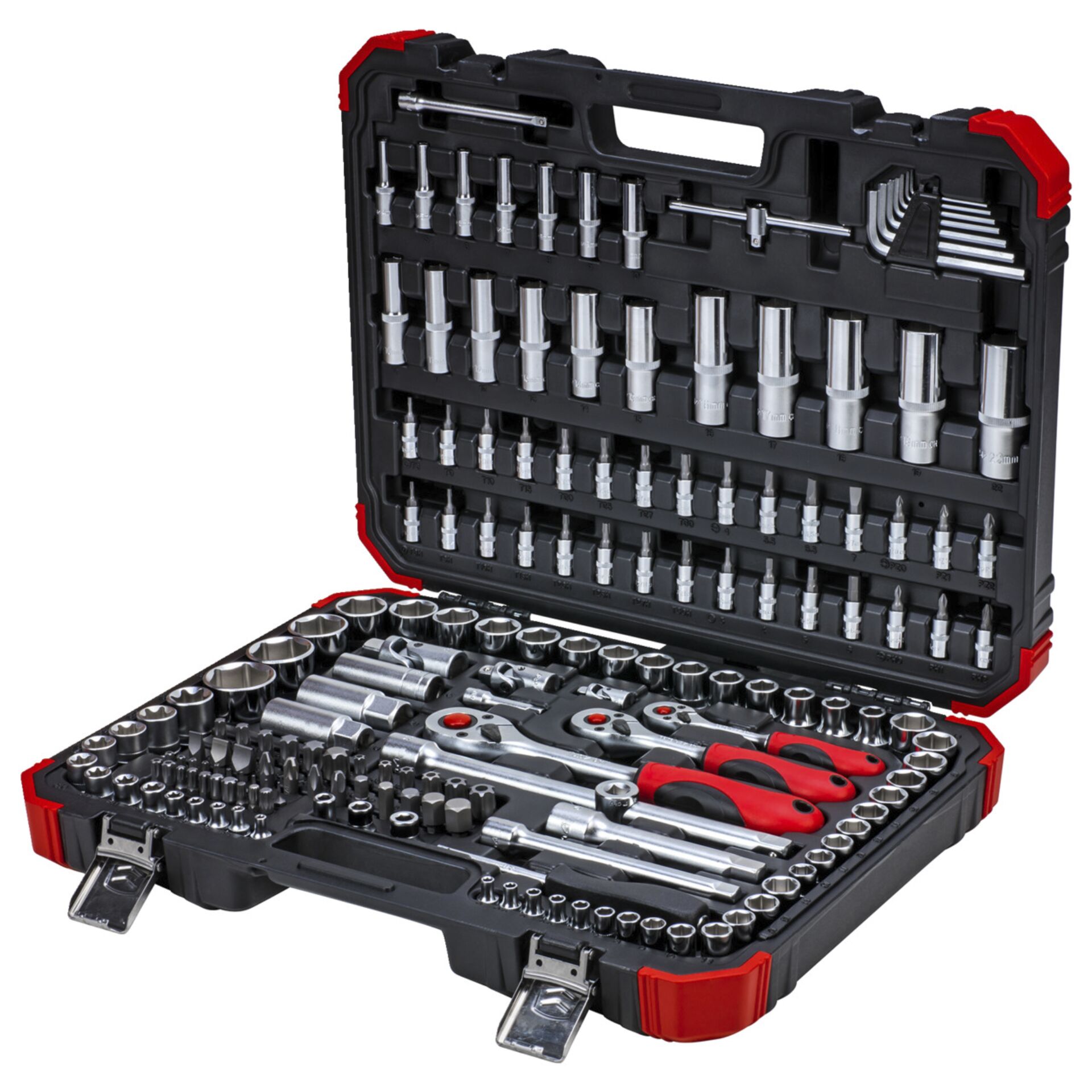 Gedore R45603172 topnøglesæt 1/2â³-3/8â³-1/4â³ - 172 dele
