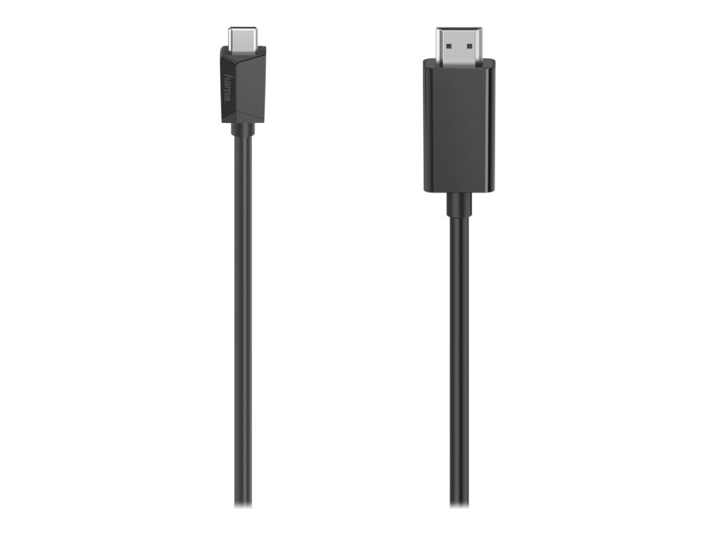 Hama Kabel USB-C - HDMI Ultra-HD 4K 1,5m Sort