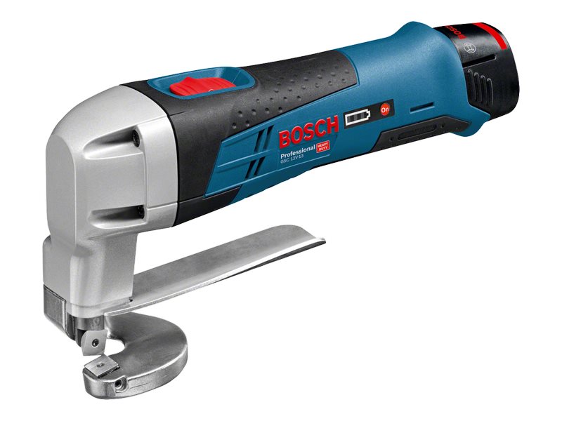 Bosch GSC 12V-13 Professional Roterende skærer 12V Batteridrevet 2 batterier inkluderet