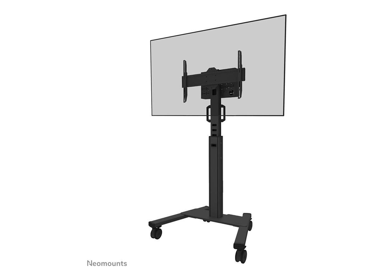Neomounts Select - cart - for flat panel - black - Maks 70 kg - Maks størrelse 75"