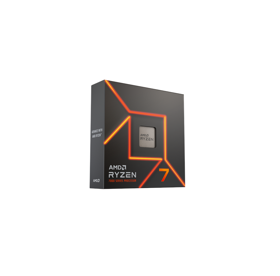 AMD Ryzen 7 7700 CPU - 8 kerner 4.5 GHz - AMD AM5 - AMD Boxed billede