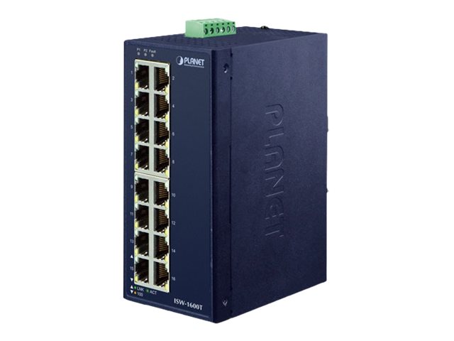 PLANET ISW-1600T - switch - 16 ports - unmanaged