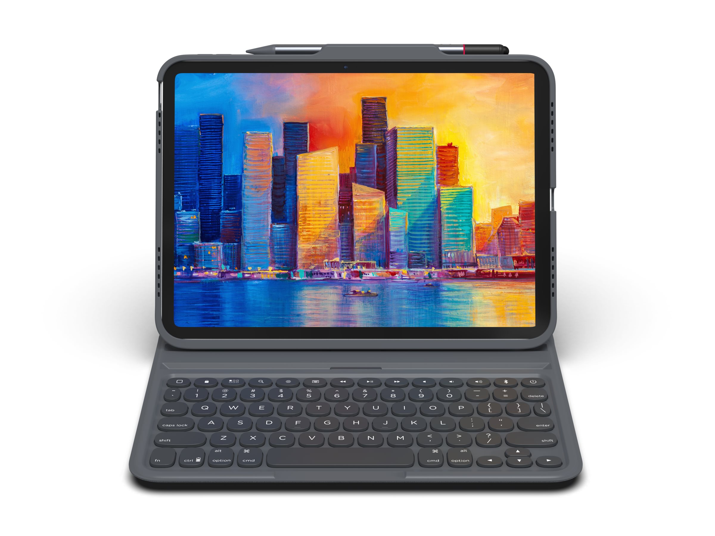 ZAGG Pro Keys Tastatur og folio-kasse 7 farver Trådløs UK