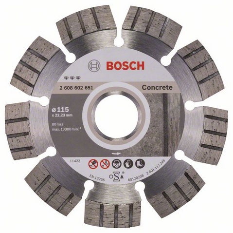 Bosch Diamantskive 115mm Best Beton - 2608602651