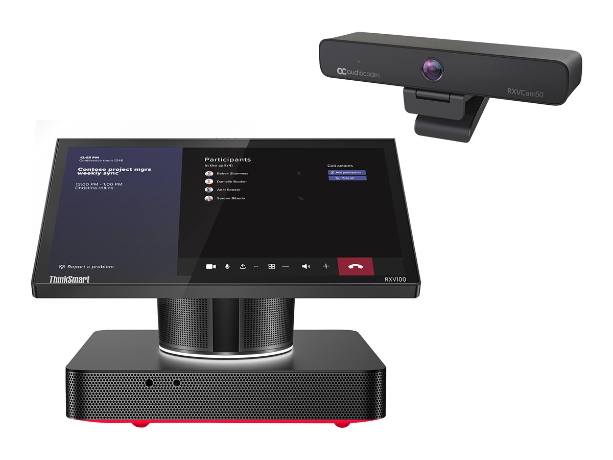 AudioCodes Room Experience (RX) Suite RXV100-B20 Videokonferencepakke 4-mikrofon-array 10.1"