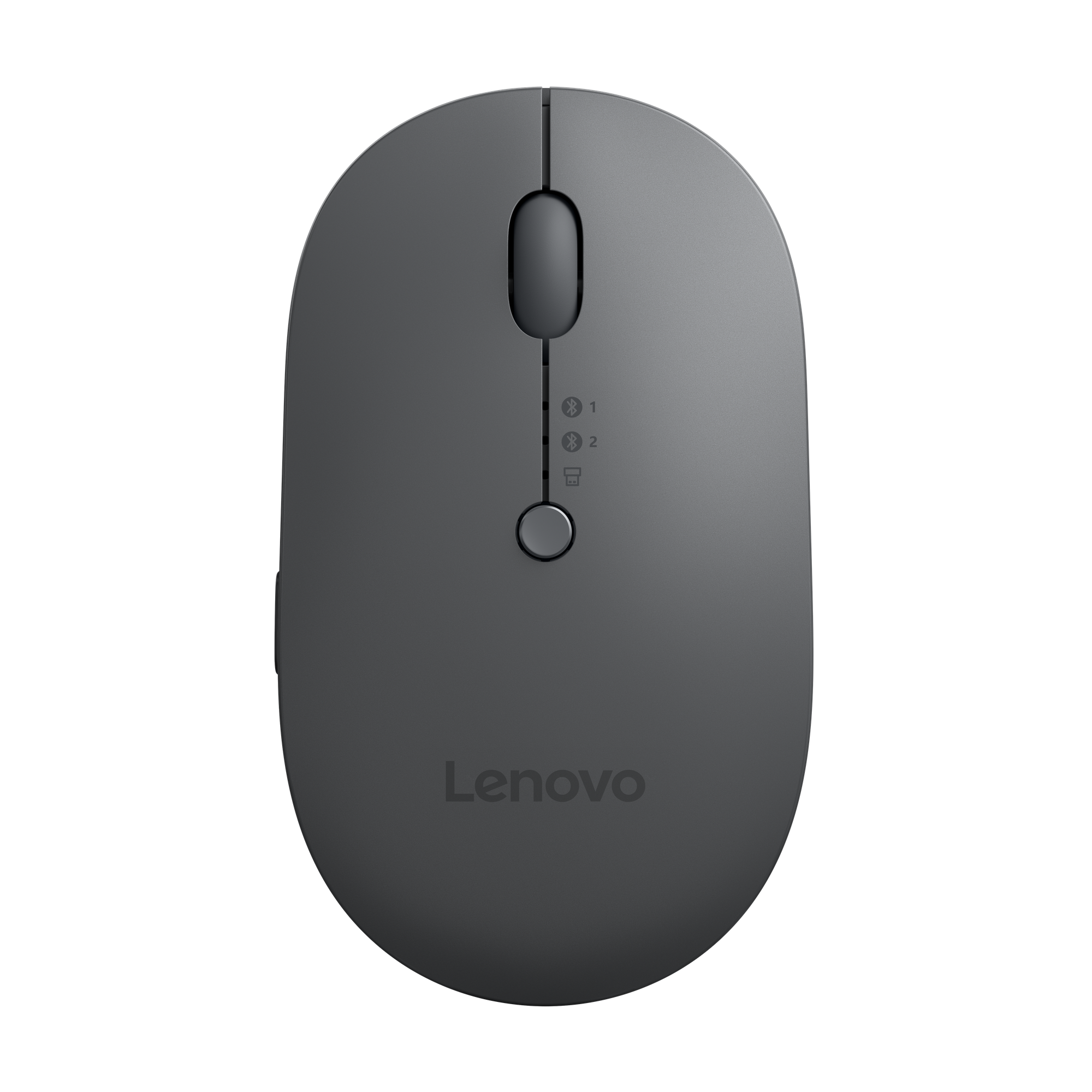 Lenovo Multi-Device - X9 Edition - mouse - 2.4 GHz Bluetooth 5.0 - thunder grey (top) thunder black (bottom) - Mus - Optisk - 4 knapper - Grå