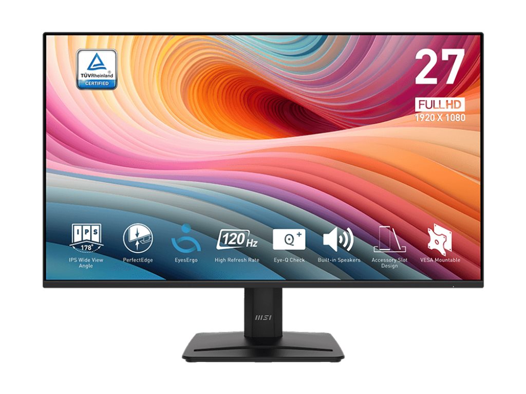 MSI Pro MP275 E2 27" IPS 1920 x 1080 (Full HD) DisplayPort HDMI 120 Hz