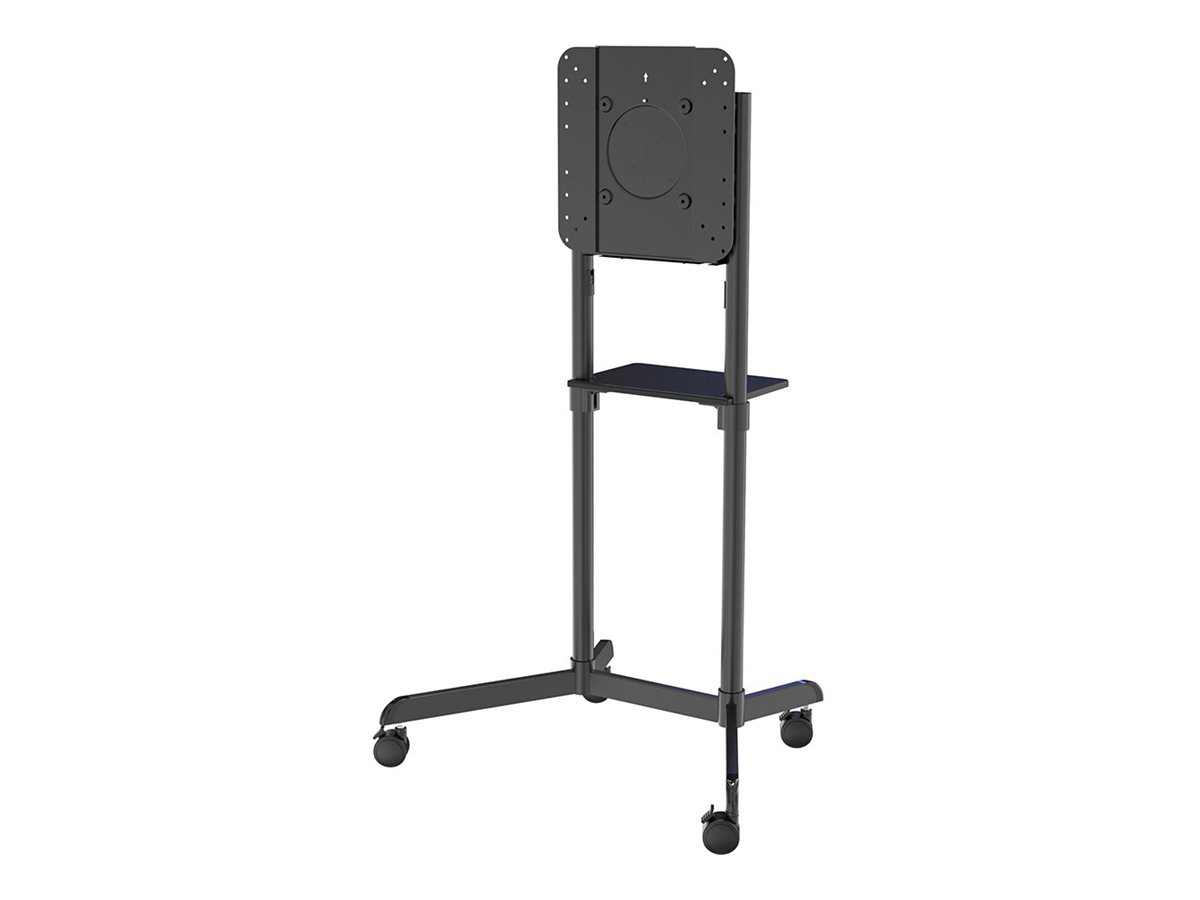Neomounts NS-M1250 - Vogn med hjul - for LCD display - sort - skærmstørrelse: 37-70