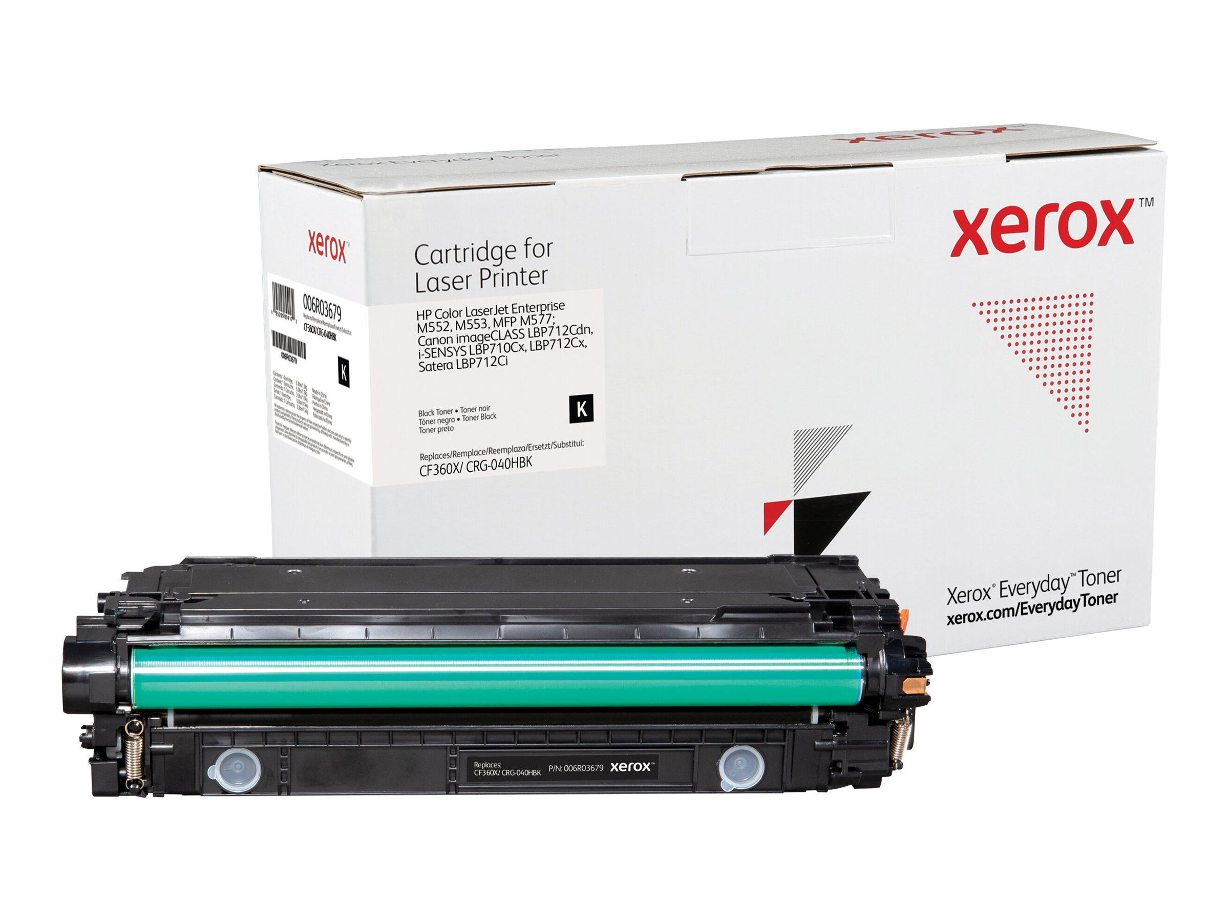 Xerox 006R03679 / Alternative to HP 508X / CF360X Canon CRG-040HBK Black Toner - High Yield