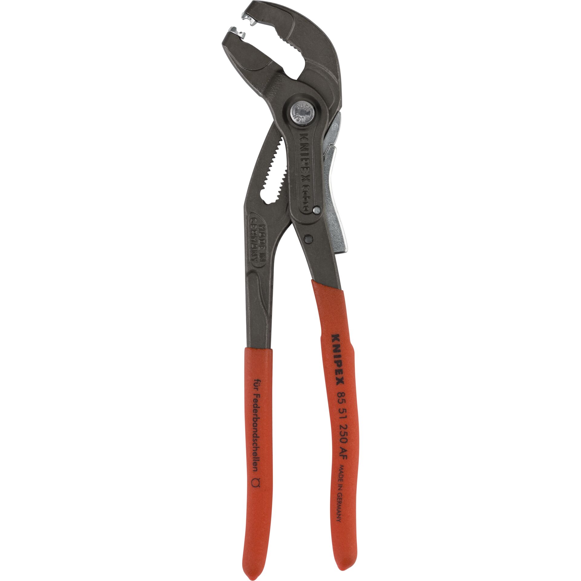 Spyruoklinių sąvaržų suspaudimo replės KNIPEX 85 51 250 AF