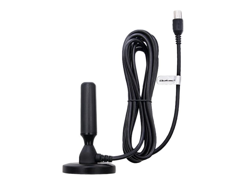 Qoltec - Antenne - HDTV - 12 dBi - magnetisk monterbar
