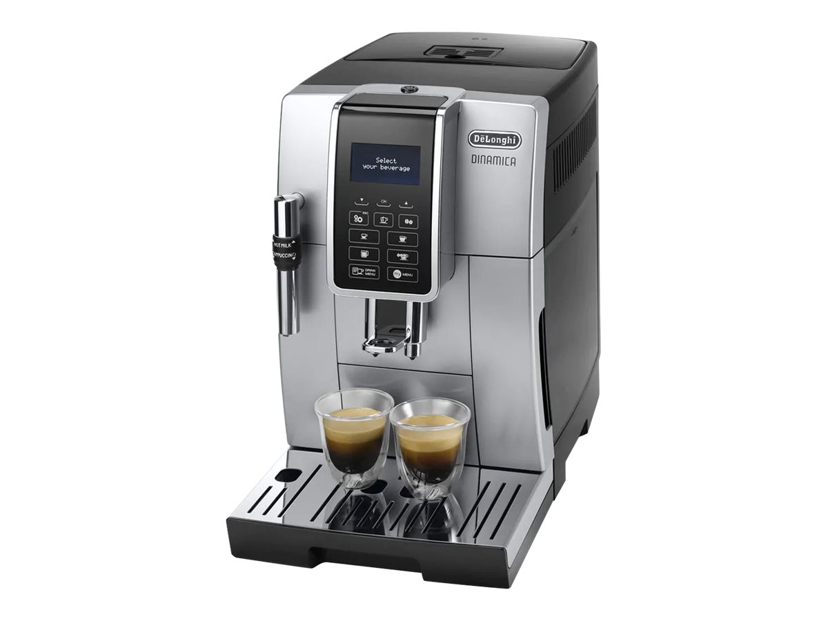 De’Longhi DINAMICA ECAM 350.35.SB Fuldautomatisk kaffemaskine Sort Sort