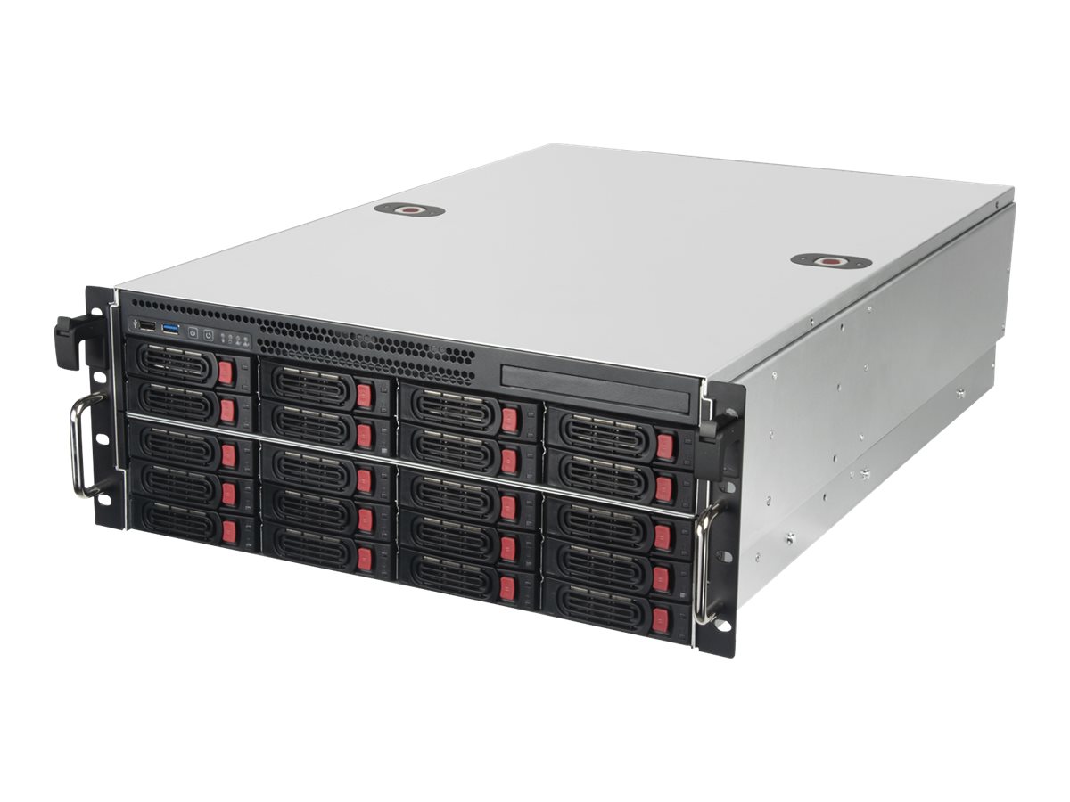 SilverStone RM43-320-RS Rackversion Forlænget ATX / SSI EEB Strømforsyning Sort
