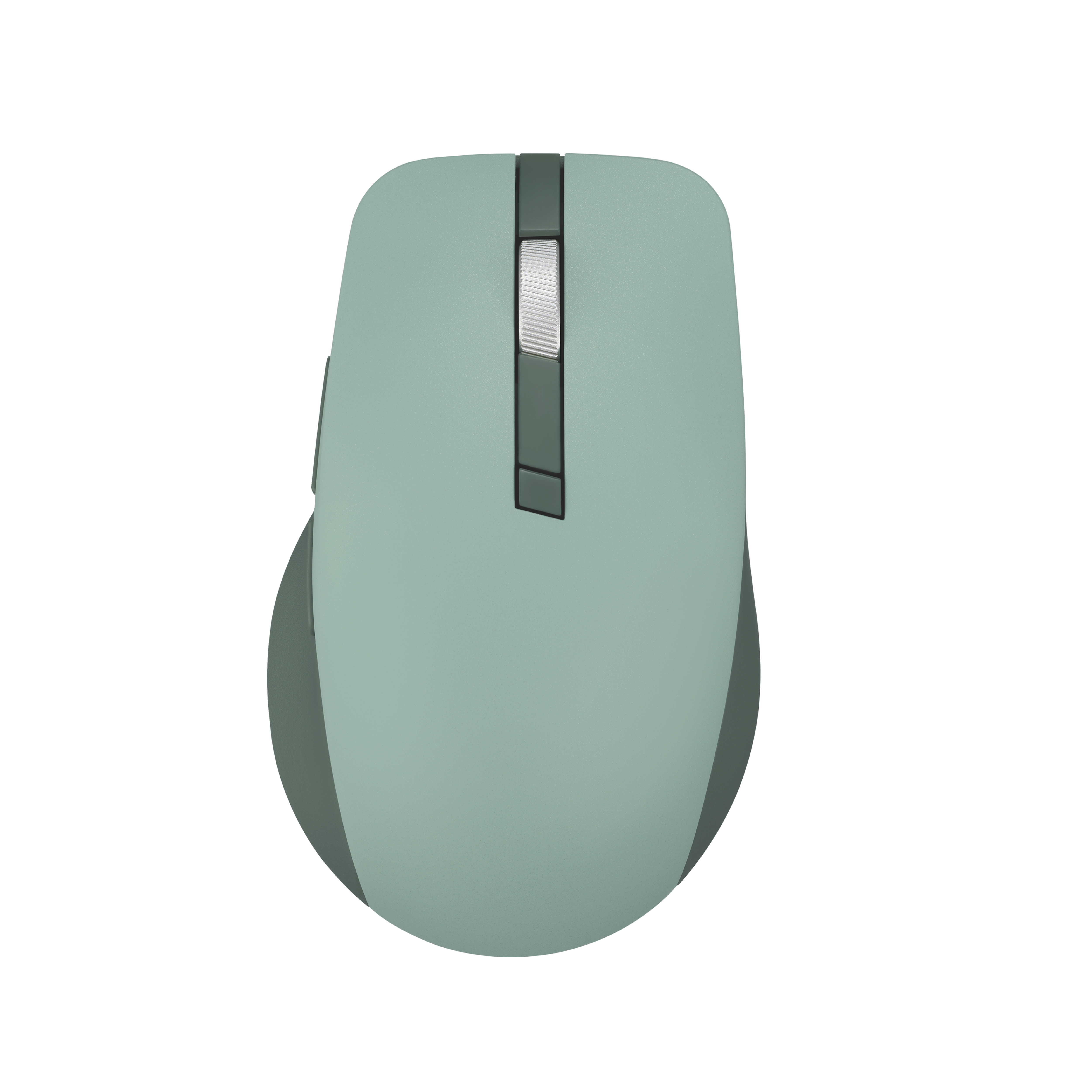 ASUS SmartO MD200 Silent Plus - trådløs kontormus, ambidextrous, RF + Bluetooth, 4.200 DPI - grøn