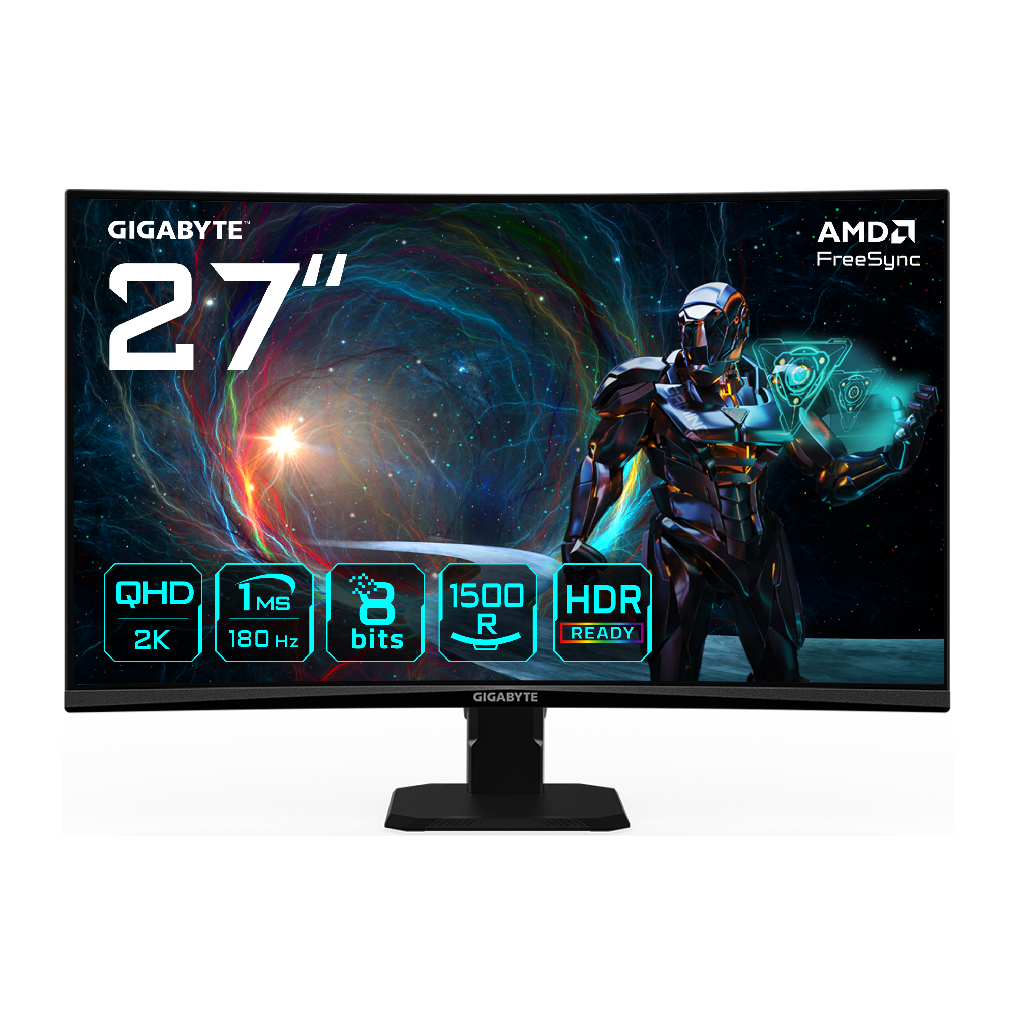 Gigabyte GS27QCA 27" VA 2560 x 1440 (2K) HDMI DisplayPort 180Hz