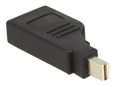 Delock Adapter mini Displayport 1.2 male > Displayport female 4K 90° turned DisplayPort adapter Sort