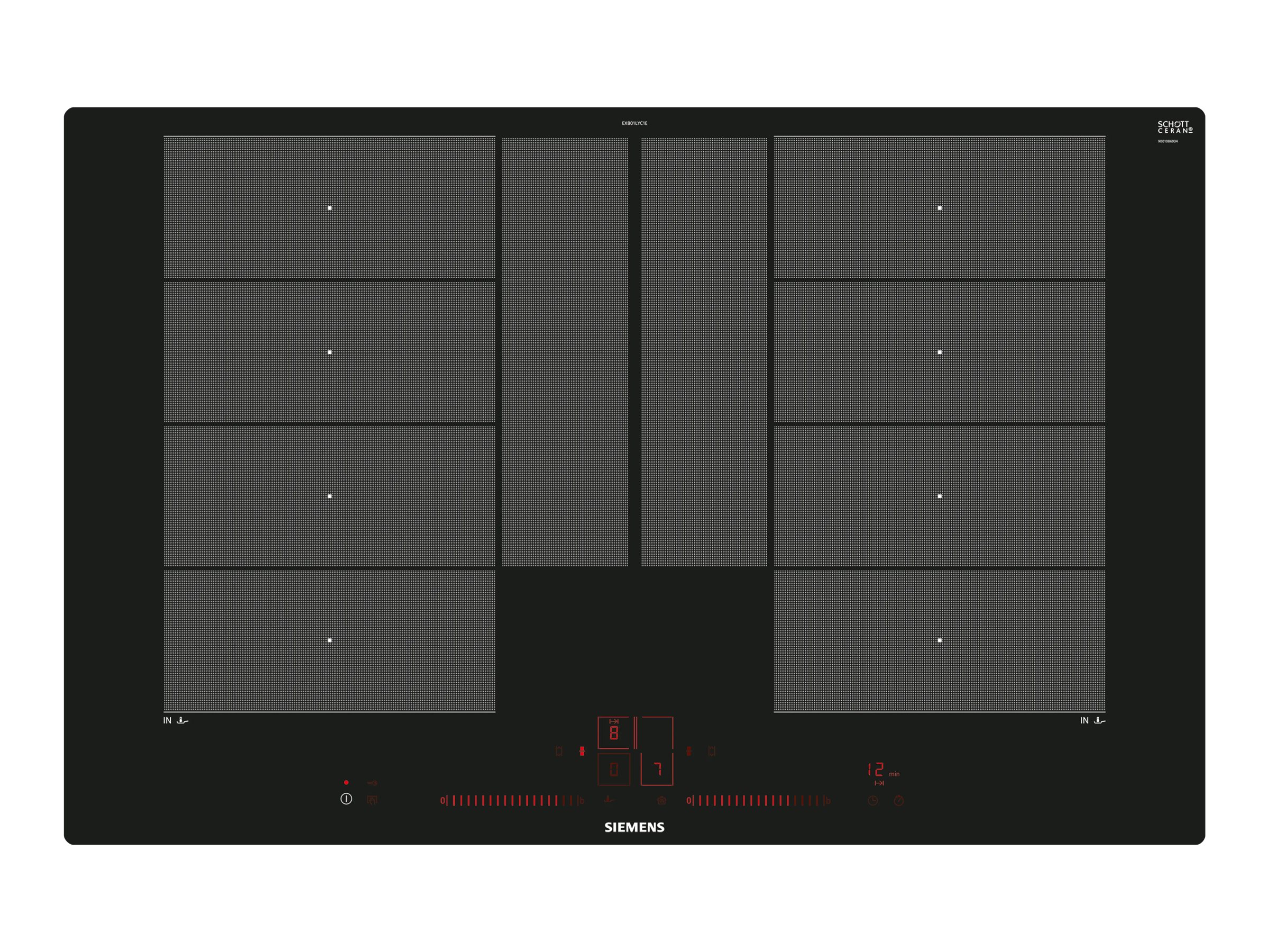 Siemens iQ700 EX801LYC1E Induktionskogeplade