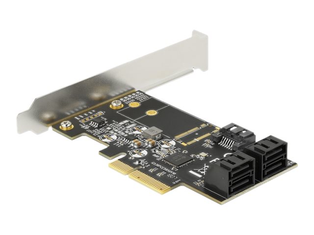 DeLOCK PCI Express Card x4 > 5 x internal SATA 6 Gb/s Lagringskontrol