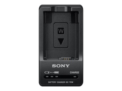 Sony BC-TRW - Batterioplader - 1 x batterier lader op - 400 mA - for Cyber-shot DSC-RX10  a NEX 3NL, 3NY, 5RL, 5RY, 5T, 5TY  a VLOGCAM ZV-E10  a3000