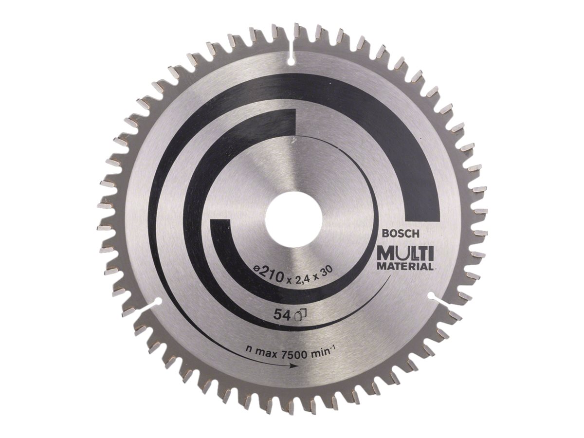 Bosch Rundsavsklinge. Multi 210x2,4x30 Mm 54 Tdr - 2608640511