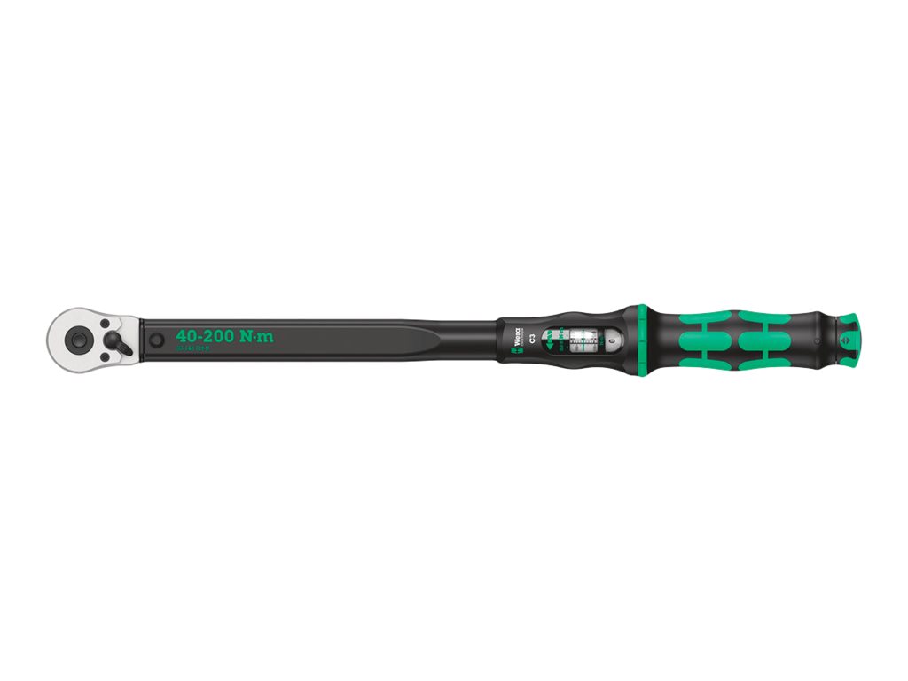 Wera Click-Torque C 3 momentnøgle med omskifter-skralde, 1/2 tomme, 40 - 200 Nm