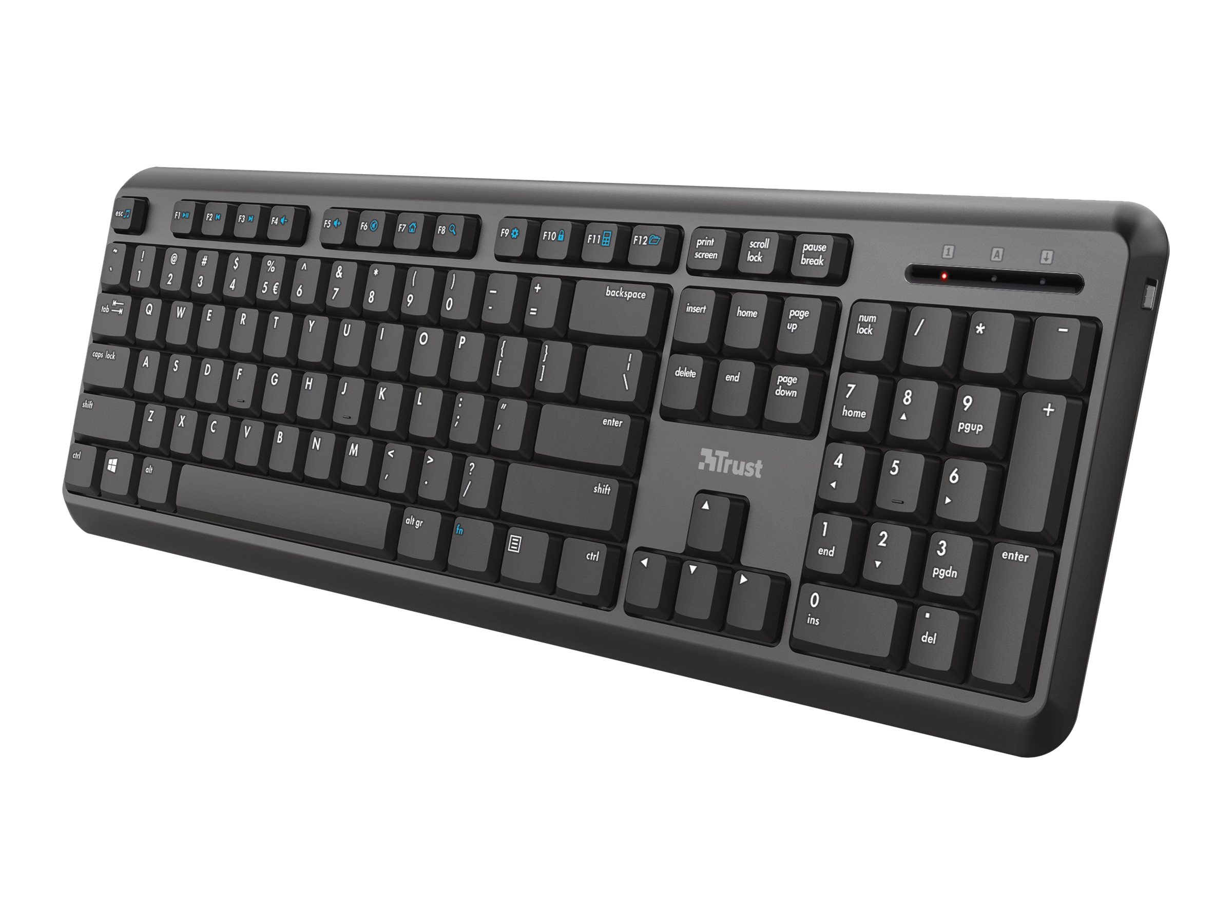 Trust TK-350 Tastatur Membran Trådløs Tysk