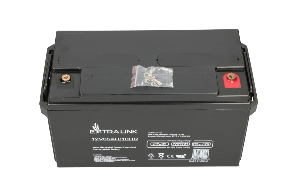 Extralink Accumulator AGM 12.8V 65AH Sealed Lead Acid (VRLA) Batteri