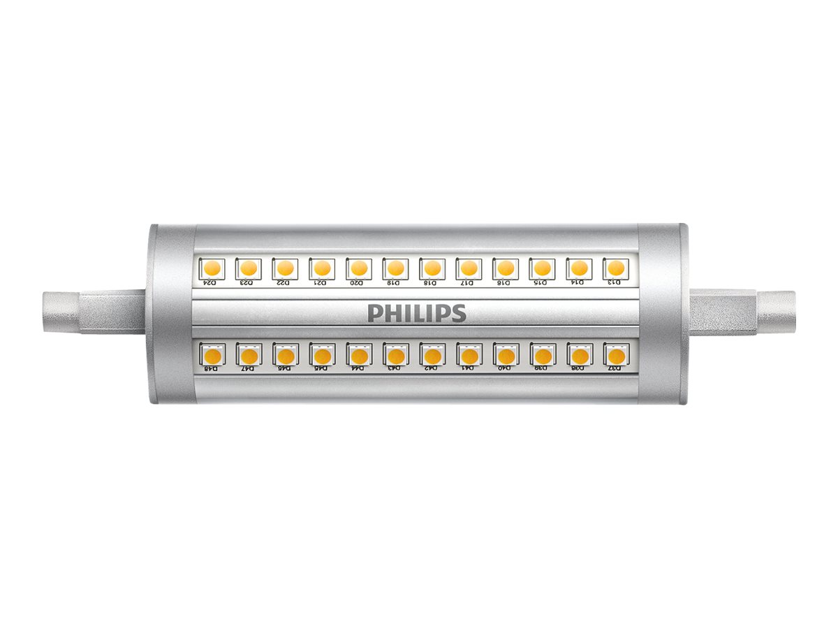 Philips LED pære Spot 14W/830 (100W) 118 mm Dæmpbar R7s