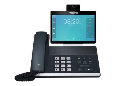 Yealink VP59 - IP video phone - with digital camera Bluetooth interface with caller ID - 3-way call capability