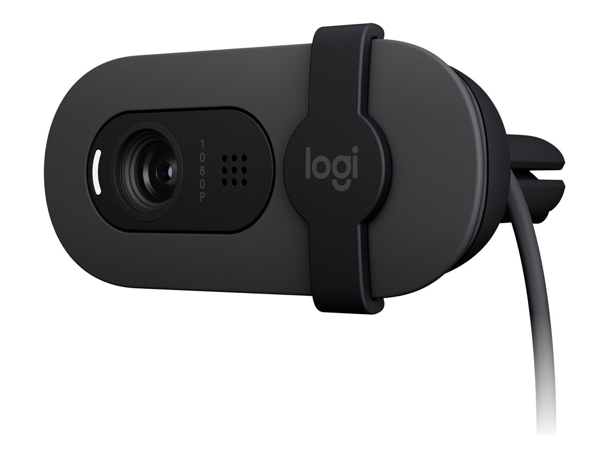 Logitech BRIO 105 - Webcam - farve - 2 MP - 1920 x 1080 - 1080p, 720p - audio - USB