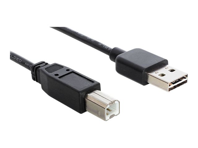 Delock EASY-USB USB-kabel 1m Sort