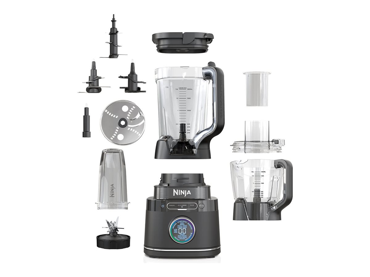 Ninja Detect Power Mixer & Processor Pro, Bordplade blender, 2,1 L, Impulsfunktion, Knusning af is, 0,315 m, 1200 W
